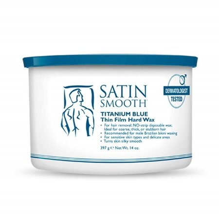 SATIN SMOOTH SATIN SMOOTH | TITANIUM BLUE THIN FILM HARD WAX (14oz)