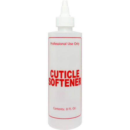 BURMAX EMPTY PLASTIC BOTTLE - CUTICLE SOFTENER 8 OZ