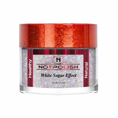 NOTPOLISH NOTPOLISH POWDER - WHITE SUGAR EFFECT GLITTER