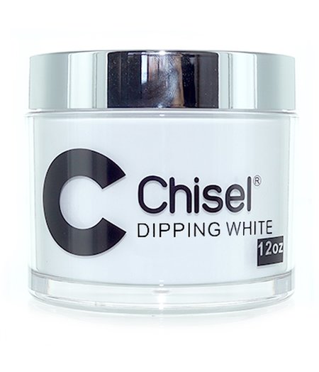 CHISEL CHISEL 2 in 1 ACRYLIC & DIPPING REFILL 12 oz  - DIPPING WHITE