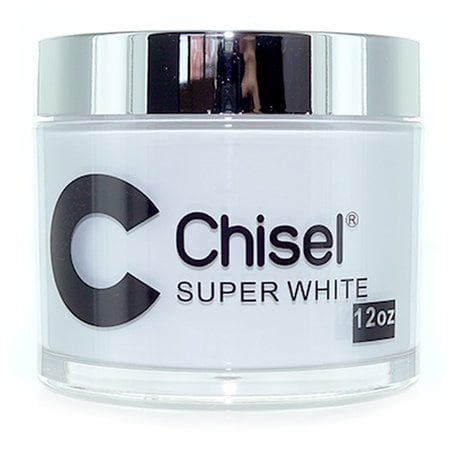 CHISEL CHISEL 2 in 1 ACRYLIC & DIPPING REFILL 12 oz  - SUPER WHITE