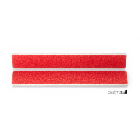 DESIGN NAIL DESIGN NAIL - RED MYLAR FILE SQUARE 80/80 (P/N:129510)