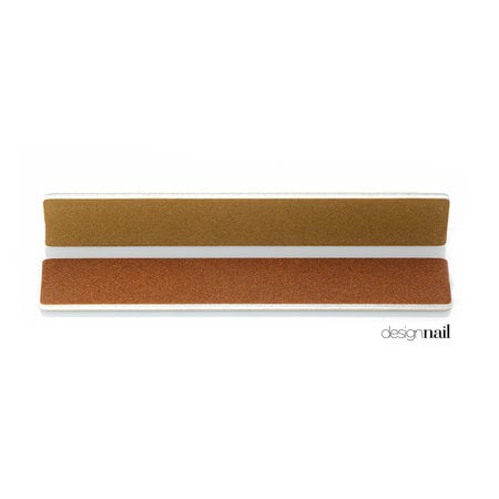 DESIGN NAIL DESIGN NAIL - BROWN NAIL FILE SQUARE 100/180 (P/N:129326)