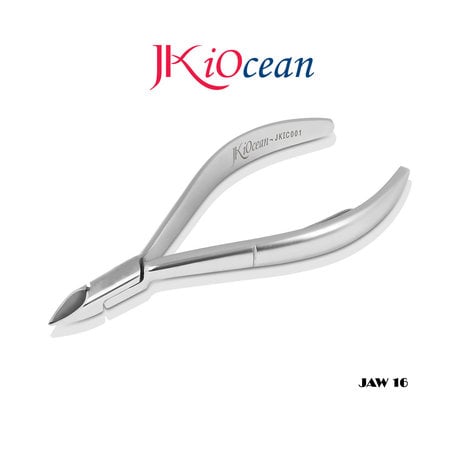 JKIOCEAN JKIOCEAN | JKIC001 SPECIAL STEEL CUTICLE NIPPER JAW 16 ROUND HEAD