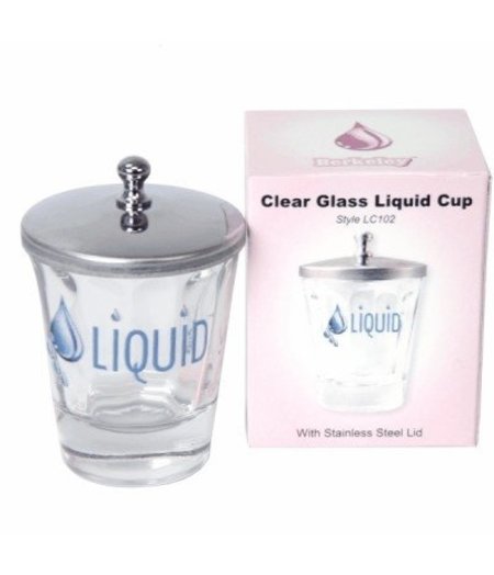DL PROFESSIONAL "ST03" CLEAR GLASS JAR LIQUID CUP