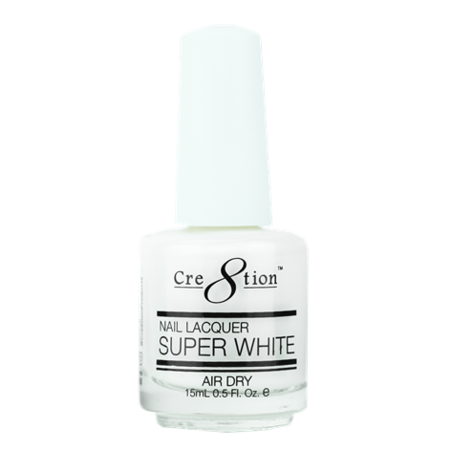 CRE8TION CRE8TION | NAIL LACQUER - SUPER WHITE (0.5 OZ)