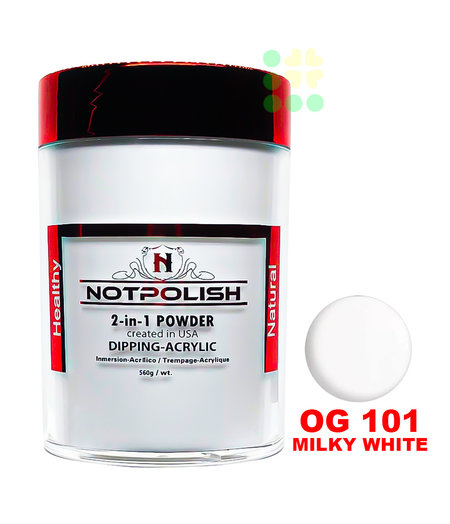 NOTPOLISH NOTPOLISH POWDER - OG 101 MILKY WHITE REFILL