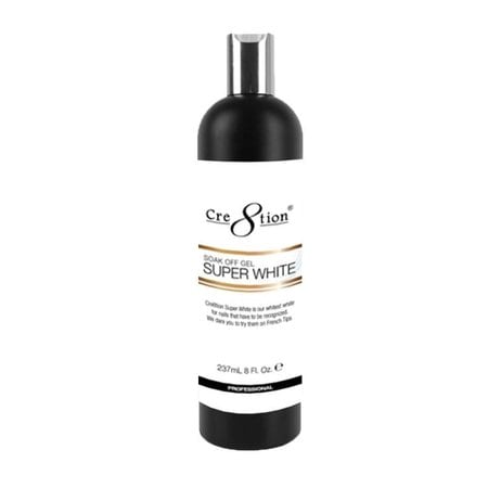 CRE8TION CRE8TION | SOAK OFF GEL - SUPER WHITE (Refill - 8 OZ)