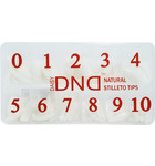 DND DND | NATURAL STILETTO TIPS BOX SIZE 0 to 10 (550 PCS)