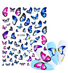 2023 New Colorful - Decal Butterfly Nail Stickers