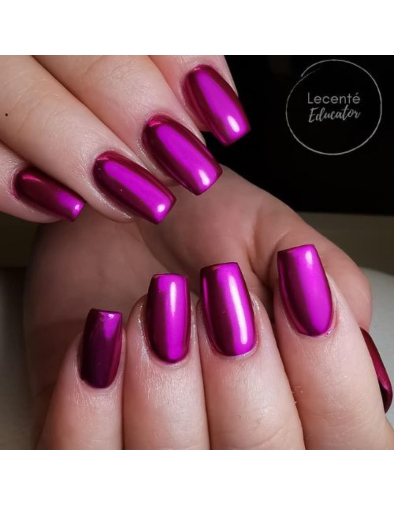 LECENTE - RED CHROME POWDER - Lucky Nail Supply