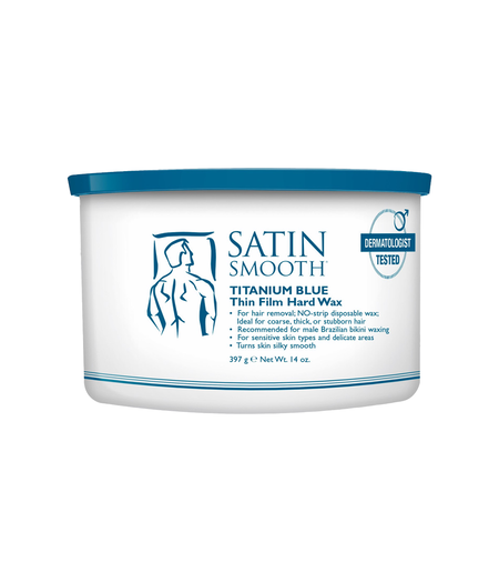 SATIN SMOOTH SATIN SMOOTH | TITANIUM BLUE THIN FILM HARD WAX (14oz)