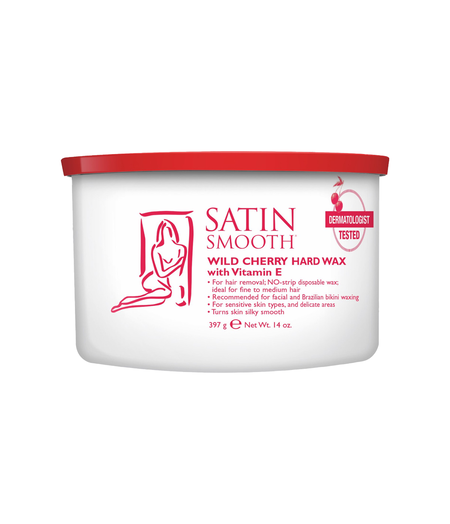 SATIN SMOOTH SATIN SMOOTH | WILD CHERRY HARD WAX WITH VITAMIN E (14oz)