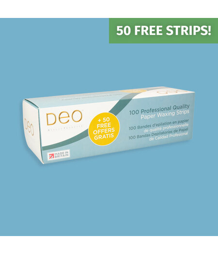 DEO BEAUTY DEO BEAUTY | PAPER WAXING STRIPS (150 Pcs)