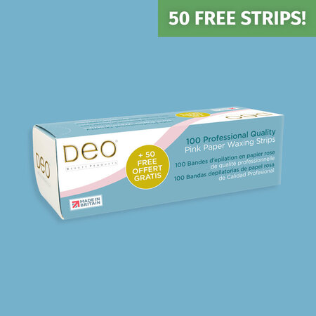 DEO BEAUTY DEO BEAUTY | PINK PAPER WAXING STRIPS (150 Pcs)