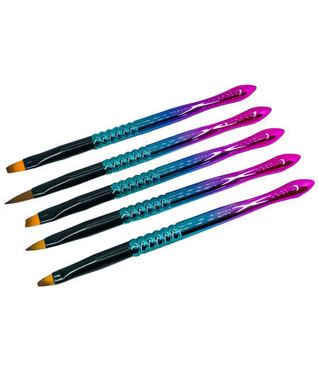 PETAL 5 PCS - GEL NAIL ART BRUSH KIT