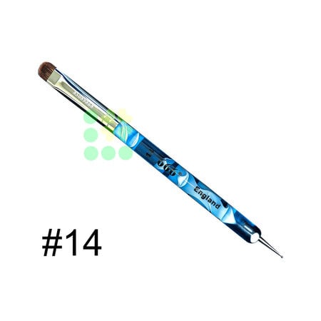 666 FRENCH BRUSH 666 MARBLE WITH DOTTING TOOL - SIZE 14