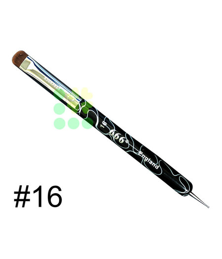 666 FRENCH BRUSH 666 MARBLE WITH DOTTING TOOL - SIZE 16