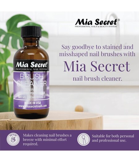 MIA SECRET MIA SECRET | NAIL BRUSH CLEANER LIQUID (2 OZ)