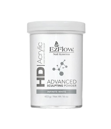 EZFLOW EZFLOW | HD ACRYLIC POWDER - INFINITE WHITE (16 OZ)