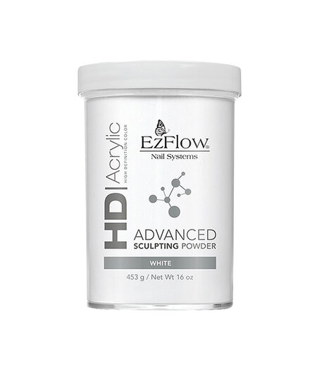 EZFLOW EZFLOW | HD ACRYLIC POWDER - WHITE (16 OZ)