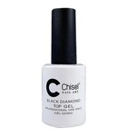 CHISEL CHISEL NAIL ART BLACK DIAMOND TOP GEL (0.5 OZ)