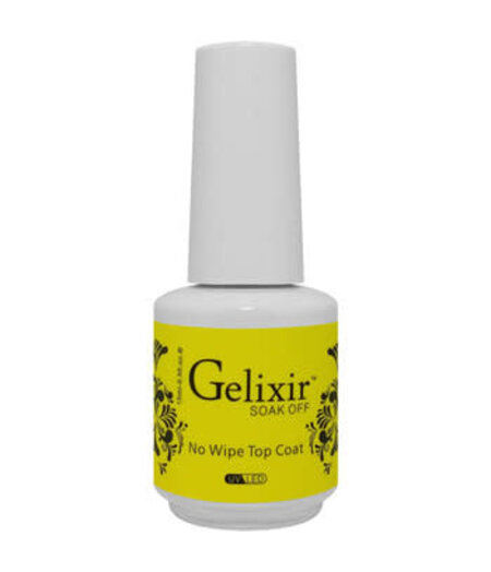 Gelixir GELIXIR | SOAK OFF - NO WIPE TOP COAT (0.5 OZ)