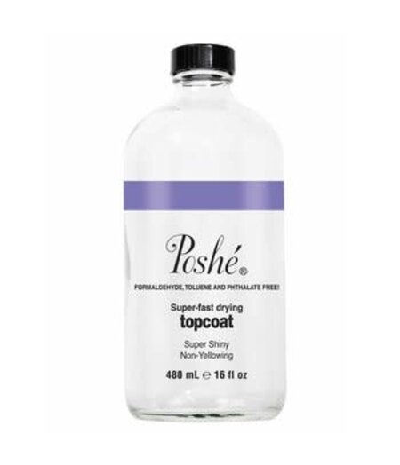 POSHE POSHE SUPER FAST DRYING TOP COAT (Refill 16 OZ)