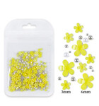 3D Flowers Nail Art Charm Decorations Bag