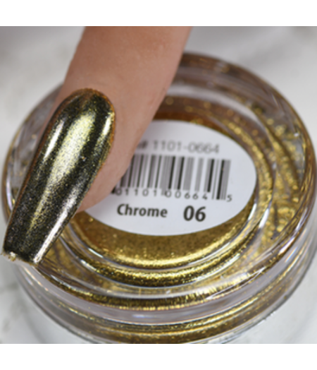 CRE8TION CRE8TION | #06 GOLD CHROME NAIL ART EFFECT - 1G