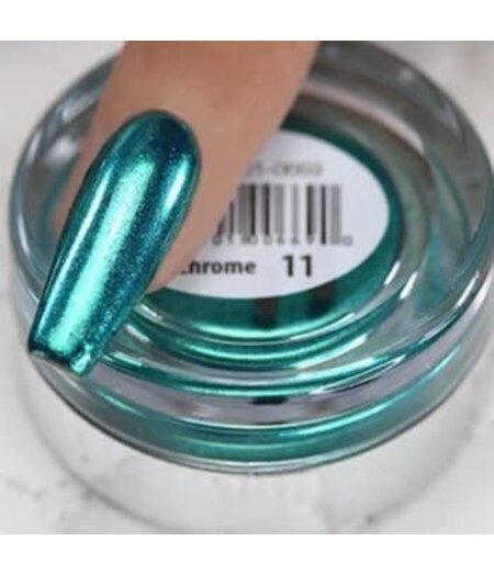 CRE8TION CRE8TION | #11 TURQUOISE CHROME NAIL ART EFFECT - 1G