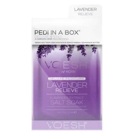 VOESH VOESH PEDI IN A BOX (4 STEP) LAVENDER RELIEVE