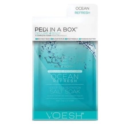 VOESH VOESH PEDI IN A BOX (4 STEP) OCEAN REFRESH