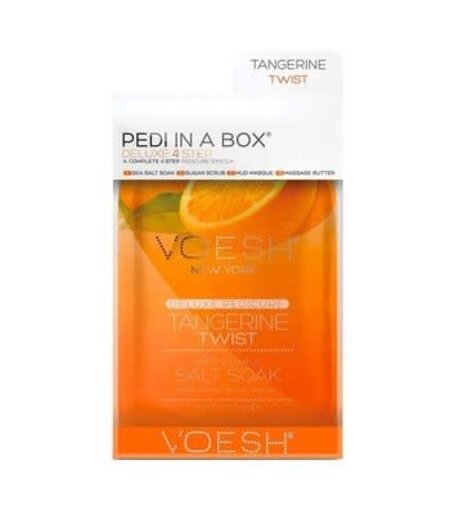 VOESH VOESH PEDI IN A BOX (4 STEP) TANGERINE TWIST