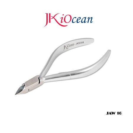 JKIOCEAN JKIOCEAN | JKIC008 CUTICLE NIPPER - JAW 16 (SQUARE HEAD - SINGLE SPRING)