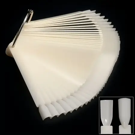 48 Pcs NATURAL NAIL TIP DISPLAY