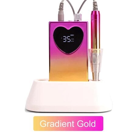 35K PORTABLE NAIL DRILL -  GRADIENT GOLD