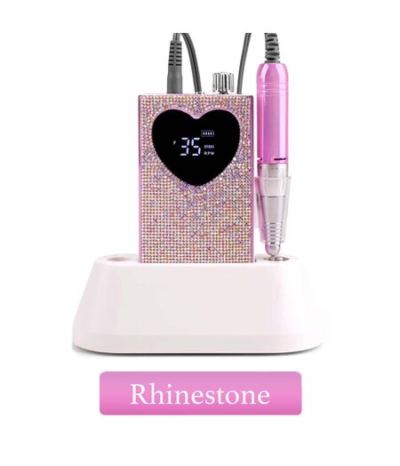 35K PORTABLE NAIL DRILL -  RHINESTONE