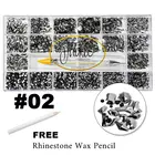 JACKIE SIGNATURE AB Rhinestone for Nails - 20 Shapes Per Box - #02