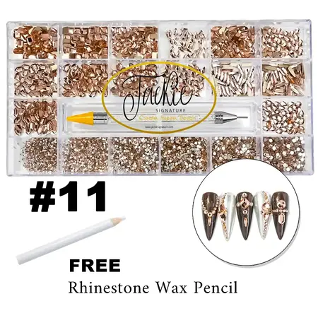 JACKIE SIGNATURE AB Rhinestone for Nails - 20 Shapes Per Box - #11