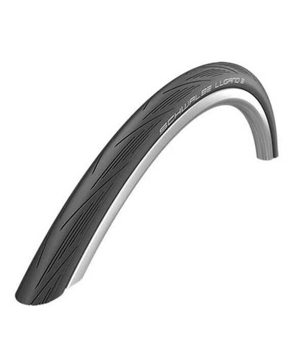 Schwalbe, Lugano II, Pneu, 700x25C, Pliable, Tringle, Silica, K-Guard, 50TPI, Noir