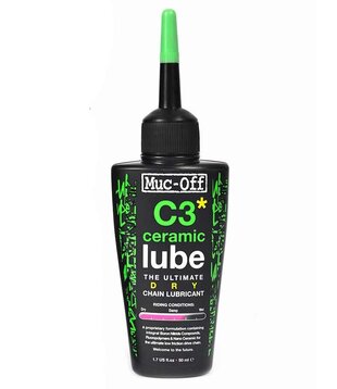 Muc-Off, Lubrifiant Ceramic Dry, 50ml, avec UV Torch