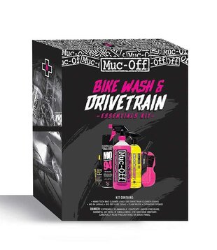 Muc-Off, Essentiels pour lavage et transmission, Kit
