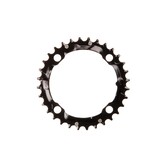 Truvativ, 32D, 9 vit., BCD 104mm, 4Boulon, Plateau Centre, Pour MTB triple, Acier, Noir, 11.6215.063.000