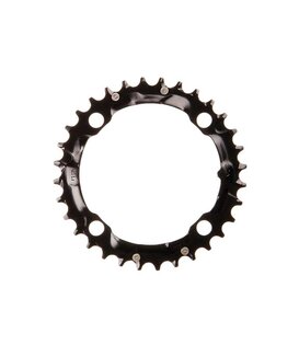 Truvativ, 32D, 9 vit., BCD 104mm, 4Boulon, Plateau Centre, Pour MTB triple, Acier, Noir, 11.6215.063.000
