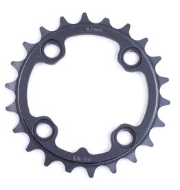 Truvativ, 22D, 9 vit., BCD 64mm, 4-Boulon, Plateau IntÈrieur, Pour MTB triple, Aluminium, Gris, 11.6215.128.000