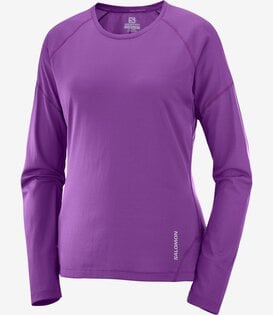 Salomon Cross Run LS Tee Femme