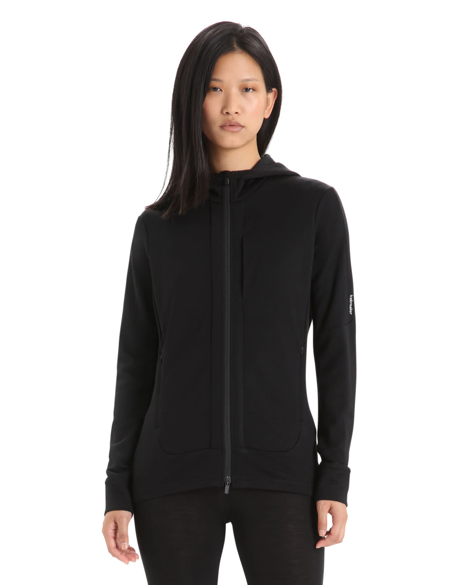 Icebreaker Quantum III Zip Hood Femme