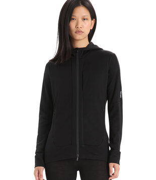 Icebreaker Quantum III Zip Hood Femme