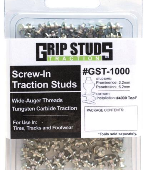 Grip Studs Bicycle Tire Snow/Ice Studs /100 pack